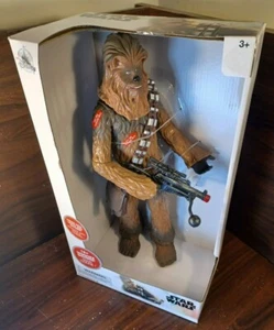 Star Wars 15'' TALKING CHEWBACCA Electronic Figure Disney Store-NEW-Free Box S&H - Picture 1 of 9