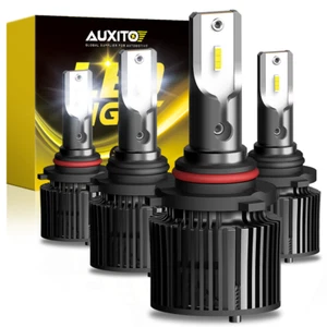 Xenon Whie 9005 9006 LED Headlight Kit Fit for Chevy Silverado 1500 2500 3500 X4 - Picture 1 of 12