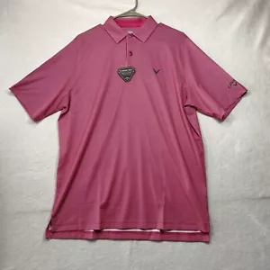 Callaway Opti-Dri Swing Tech Short Sleeve Polo Shirt Men's M Lilac Rose MSRP $65 - Picture 1 of 14