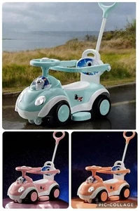 3-in-1 Fun Children Toddlers Ride on Push Car Kids Sliding Walker Toy Car 817 - Picture 1 of 13