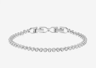 Swarovski Emily Armband, Rundschliff, Weiß, Rhodiniert - Bild 1 von 4