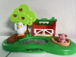 Fisher Price Little People Árbol Estanque y Pig Pen Set con Cerdo y Ganso - Imagen 1 de 20