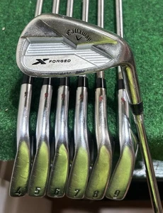 Callaway X Forged 2018 Iron Set 4-Pw Stiff Flex Project X 6.0 Steel 1265004 Good - Picture 1 of 4