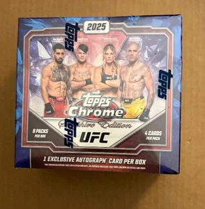 NEUF SCELLÉ 2025 Topps Chrome UFC Sapphire Edition Hobby Box - En main ! - Photo 1/2