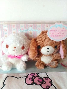 Sanrio Original Sugarbunnies Kurousa Shirousa Heart land Plush set of 2 - Picture 1 of 5