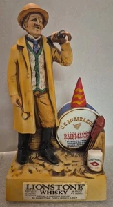 Decantador de whisky Lionstone vintage "The Rainmaker" 1976 edición limitada excelente - Imagen 1 de 14