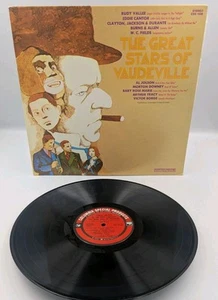 VARIOUS "THE GREAT STARS OF VAUDEVILLE" LP 12" RECORD - Picture 1 of 2