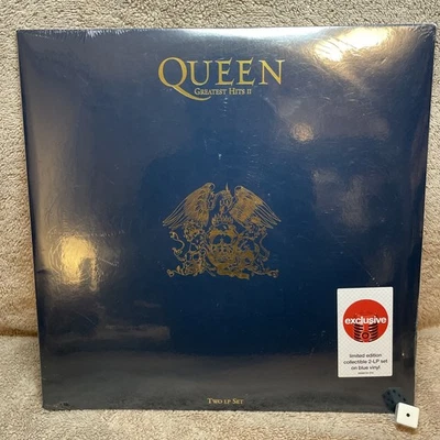 QUEEN - GREATEST HITS 2LP LIMITED ED. BLUE COLORED VINYLS Sealed - Imagem 1 de 4