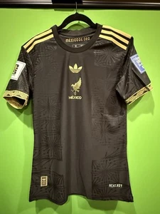Mexico Jersey Seleccion Mexicana Black & Gold 2025 M Player Style Version - Picture 1 of 7