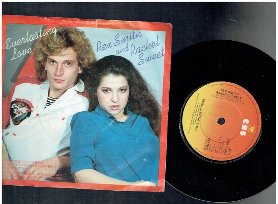 REX SMITH RACHEL SWEET EVERLASTING LOVE 1981 7 INCH VINYL SINGLE - Image 1 of 1