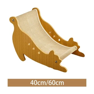 2 in 1 Cat Sisal Scratcher Lounge Couch Multifunctional Comfortable Wear - Picture 1 of 14