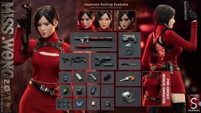 1/6 Resident Evil Ada Wong 2.0 公仔美国卖家 SW 玩具 Hot Master Team Kennedy — 第 1/4 张图片