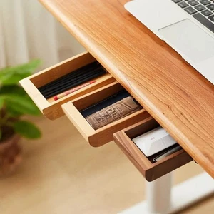 Holz Schublade mit versteckter Aufbewahrung mit Hinterkleber Handarbeit stabil unter dem Tisch - Bild 1 von 28