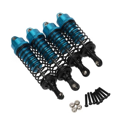 4Pcs 1:10 Aluminum Front+Rear Shock Absorber Assembled For Traxxas Slash RC Car - Image 1 of 4