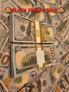 50 or 100pcs 100 bill Replica Money Prop for Pranks & Movie Production - Picture 1 of 7