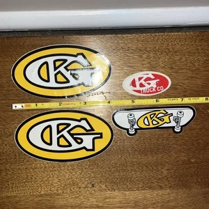 Grind King Trucks Logo Skateboarding Aufkleber 4 Stück - Bild 1 von 3