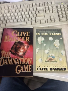 Clive Barker Hardcover Book Lot The Damnation Game In The Flesh - Imagen 1 de 8