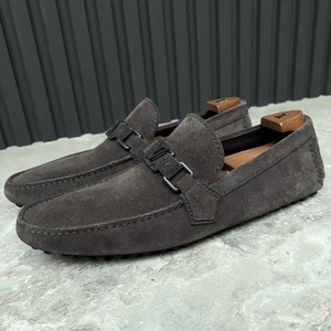 Louis Vuitton Hockenheim Driving Mokassins Grau Wildleder 7 LV oder 8 US oder 41 EUR - Bild 1 von 12