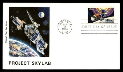 Mayfairstamps US FDC 1974 Project Skylab First Day Cover aau_77455 - Image 1 of 2