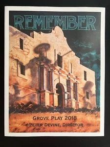 2018 Bohemian Grove REMEMBER (The Alamo) Play Program , 4 pages, 8.5"x11", EX+ - Picture 1 of 4