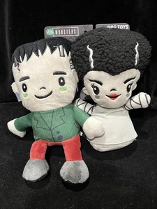 NEU Universal Studios kleines Monster Frankenstein & Braut 9 Zoll Quietschspielzeug - Bild 1 von 5