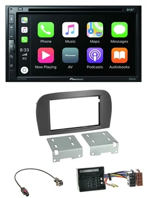 Pioneer DVD 2DIN MP3 DAB Bluetooth USB Autoradio für Mercedes SL-Klasse R230 200 - Bild 1 von 4