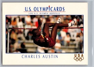 1992 Impel U.S. Olympic Hopefuls #85 Charles Austin Track/Field Card - Picture 1 of 2