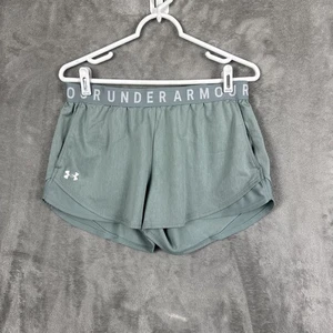 Under Armour Shorts Large grün lockere Passform sportlich Laufen Training Logo Damen - Bild 1 von 6