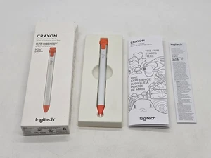 Lápiz digital Logitech Crayon para Apple iPad 2018 y superior naranja en caja - Imagen 1 de 11