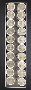 500 Count 2005-P Jefferson Nickel "Bison" Uncirculated Rolls $25FV - Picture 1 of 4