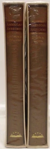 American Speeches 2-Volume Set, Library of America, Hardcover w/ Slipcase, NEW - Picture 1 of 3