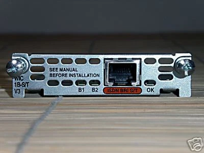 Cisco WIC-1B-S/T-V3  1-Port ISDN WAN Interface Card  - Bild 1 von 1