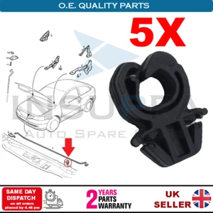 Clip de retención del brazo del capó del motor para Vauxhall Opel Astra MK4 Zafira A 1180181 5X - Imagen 1 de 12
