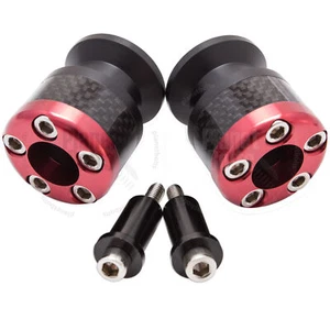 Red Luxor Swingarm Stand Spools For Yamaha YZF R6 R1 Holder 6mm Slider CNC - Picture 1 of 2