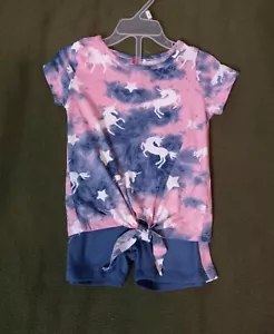 Cute 4 U Girls Shorts Set | 2 Piece Set | Size 2T | Color Multicolor - Picture 1 of 5