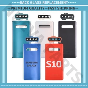 Nuevo Para Samsung Galaxy S10/S10 Plus Cubierta Trasera Vidrio Repuesto Lente Cámara - Imagen 1 de 5