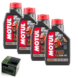 TAGLIANDO FILTRO OLIO MOTUL 10W40 KAWASAKI NINJA ZX-10R C1H 1000 2004 > 2004 HF3 - Foto 1 di 1