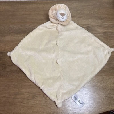 Angel Dear Lion Beige Pale Yellow Baby Security Blanket Lovey EUC Unisex - Image 1 of 4
