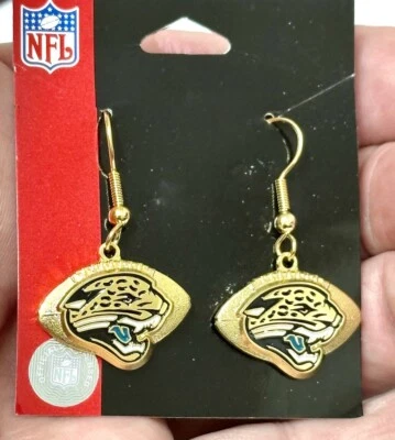 Pendientes de fútbol americano de la NFL Jacksonville Jaguars Foto 1 de 3