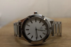 Nixon Mens Camden High Maintenence Diamond Dial Steel Watch 7.25" New Battery - Picture 1 of 6