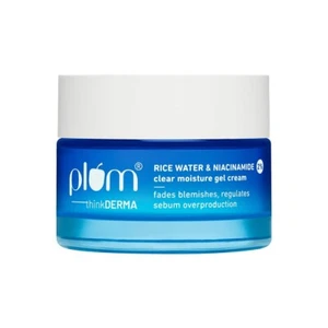 Plum 2% Niacinamide & Rice Water Daily Brightening Gel Cream For Oil-Free, 50G - Picture 1 of 6