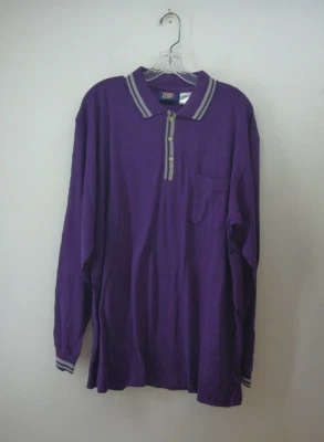 Camisa para hombre Faded Glory grande manga larga púrpura Foto 1 de 4