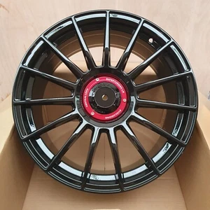 4x Dare ST2 19x8.5 5x108/112 et45 73.1CB Gloss Black | NEW | Golf AUDI VW FORD - Picture 1 of 6