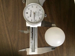 40mm Solid Polypropylene Precision Balls (1.575" or 40mm balls) - 5 pack - Picture 1 of 2