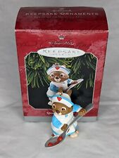 Hallmark Spoonful of Love Keepsake Ornament 1998 Christmas Rabbit Nurse Tague