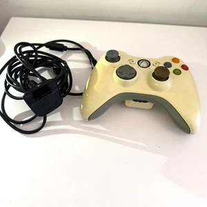 Controller Xbox 360 Joystick Originale Microsoft Xbox Joypad Wireless Pad Bianco - Foto 1 di 2