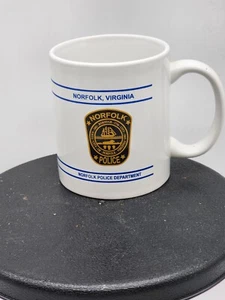 NORFOLK Virginia Local Police NOBLE 2009 Coffee Mug With Seal - Picture 1 of 4