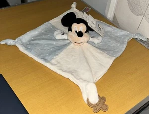 PRIMARK DISNEY MICKEY MOUSE PLUSH BABY COMFORT BLANKET COMFORTER BLANKIE GIFT - Picture 1 of 11