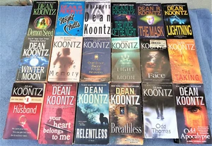 18 DEAN KOONTZ Demon Seed Taking Husband Relentless Breathless Odd Apocalypse - Picture 1 of 4