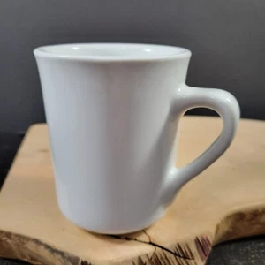 Rego Restaurant Ware Diner Coffee Tea Mug Cup Fine Porcelain White Thick - Picture 1 of 8